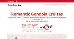 Desktop Screenshot of gondolaamore.com